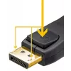 Goobay DISPLAYPORT LAIDAS 1.4, 5M, 32.4 GBIT/S, 8K@60HZ/4K@240HZ