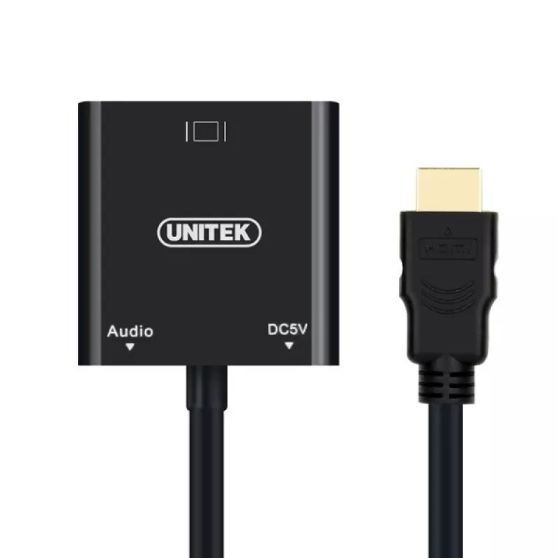 UNITEK Y-6333 sąsajos kortelės / adapteris 3,5 mm, VGA