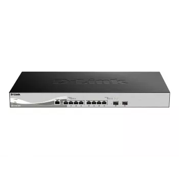 D-Link DXS-1210-10TS valdomas L2/L3 10G Ethernet (100/1000/10000) 1U juodos, sidabrinės spalvos