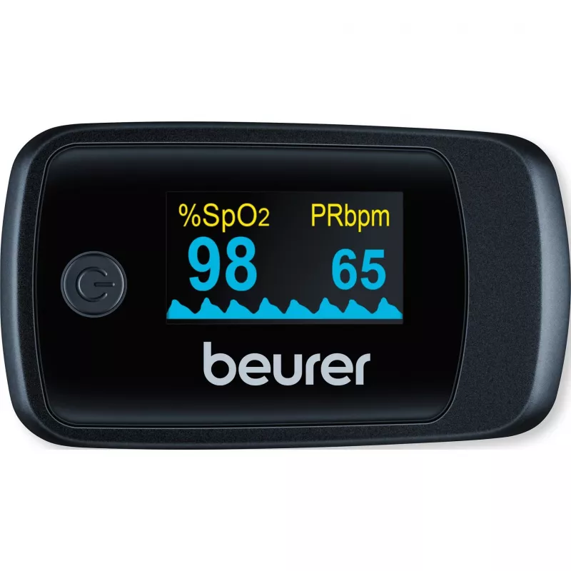 Beurer PO 45 pulso oksimetras, juodas