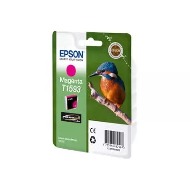 Epson T1593 Magenta, Magenta, pigmentinis rašalas, 17 ml, 1 vnt., 1200 puslapių