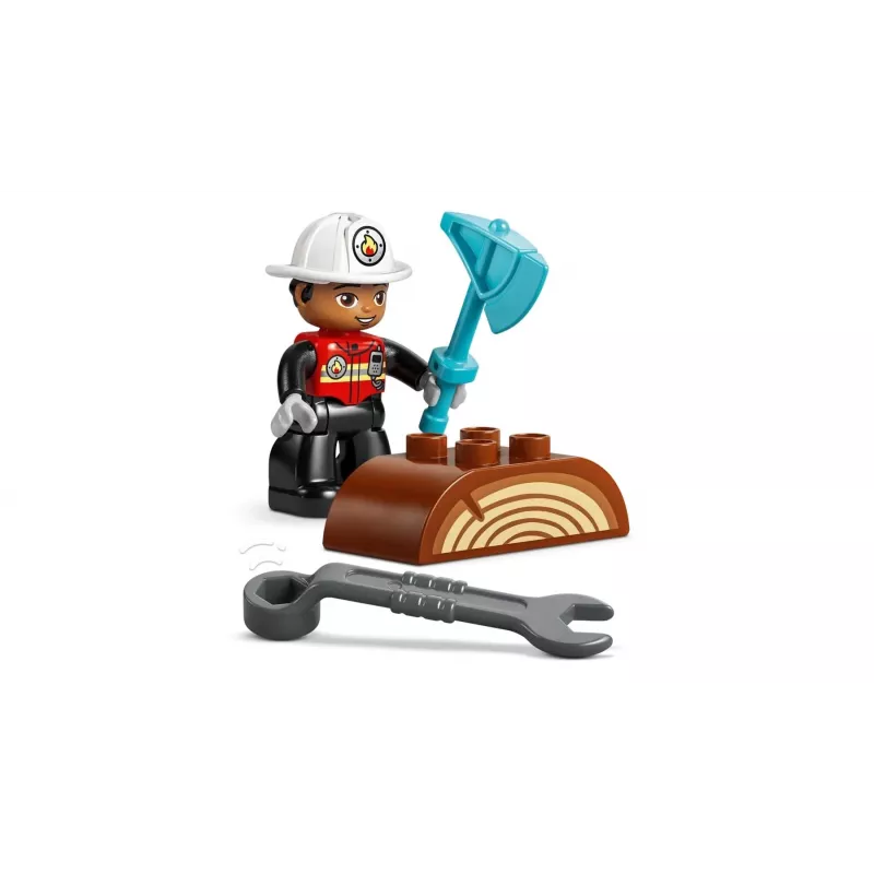 LEGO DUPLO 10473 Gaisrinis automobilis su žarna ir gaisrininku