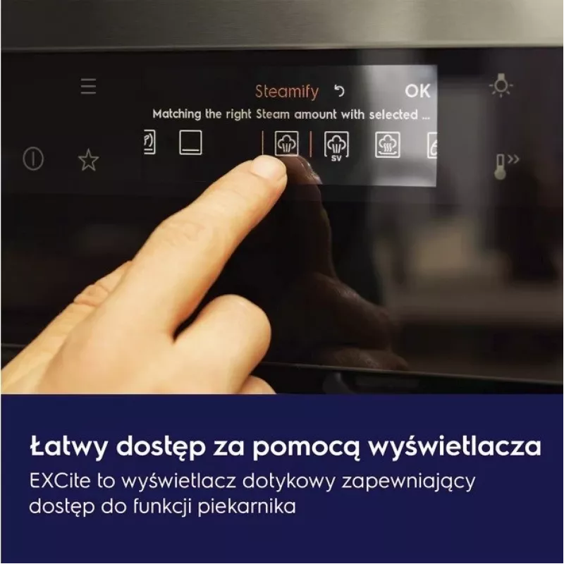 Įmontuojama orkaitė Electrolux LOB8S38V — 70 l, A++ energijos klasė, 220–240 V, garinis valymas, teleskopiniai bėgeliai, LED ekranas