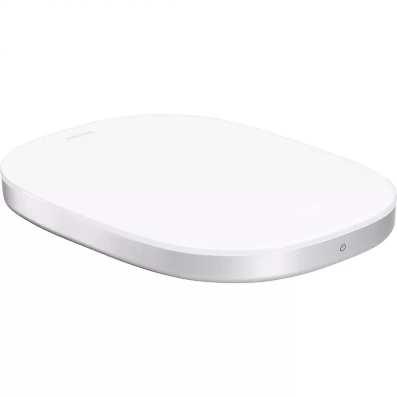 Elektroninė virtuvinė svarstyklė ZWILLING Enfinigy Sidabrinė Balta — 10 kg talpa, 1 g tikslumas, LCD ekranas