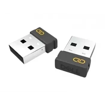 USB imtuvas Dell WR3 pelei ir klaviatūrai, juodas, 14 mm, 19,7 mm, 6,5 mm