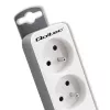 Power Extension Qoltec 50288 1.8m 4 AC Outlets Indoor White