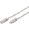 Tinklo kabelis Digitus CAT 5e U/UTP komutacinis kabelis RJ-45 Cat5e 0,5 m pilkas