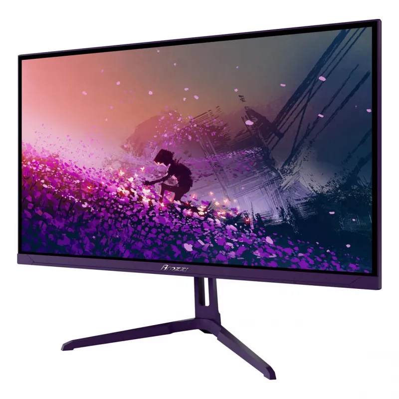 Monitorius Arozzi Nova 24 colių (60,5 cm) Full HD 1920×1080 LED 1 ms 16:9 178° VESA Purple su garsiakalbiais