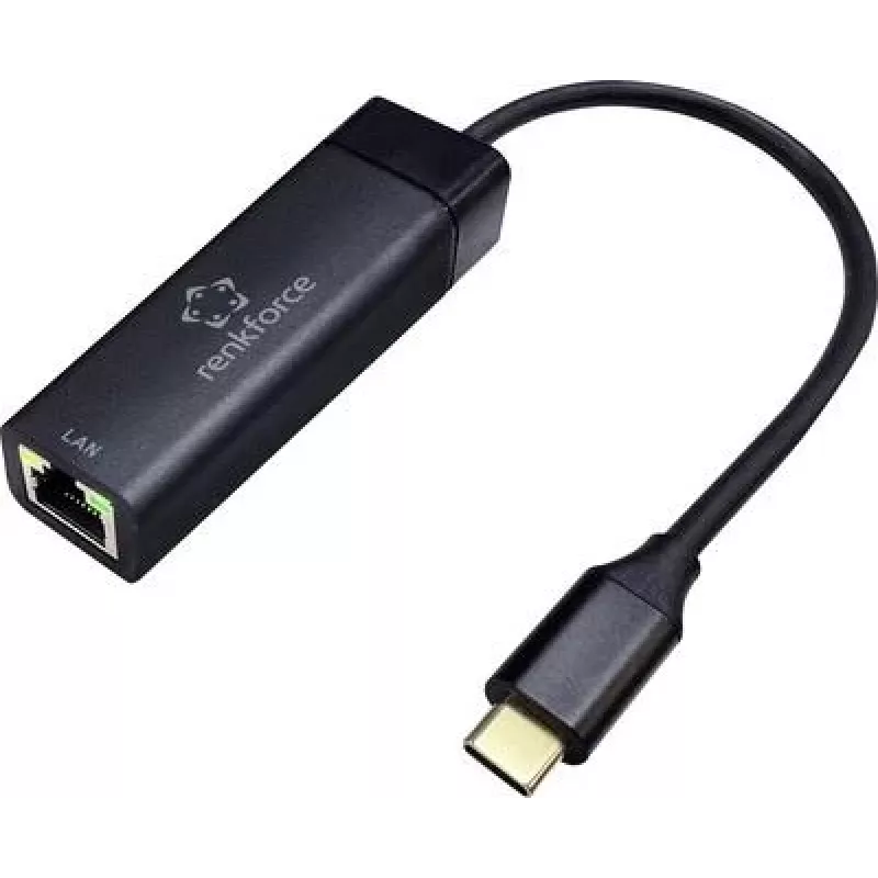Renkforce USB-C RJ45 adapteris [1x USB 3.2 Gen 1 - 1x RJ45 lizdas] RF-USBCA-200 (RF-6771844)