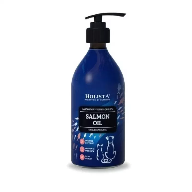 HOLISTA lašišų aliejus - papildai šunims ir katėms - 500ml