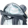 Kompaktiška dieninė kuprinė DEUTER Kikki — poliesteris 8 L, 350×200×170 mm, 310 g, juoda/balta