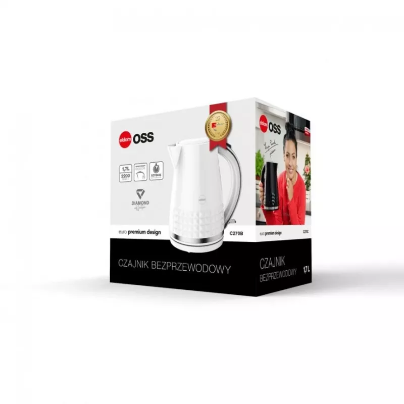 ELDOM C270B elektrinis virdulys 1,7 l 2150 W