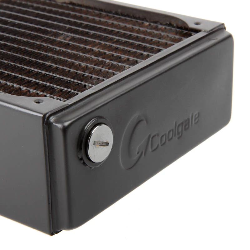 Coolgate CG280 280mm radiatorius – juodas