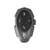 Motociklo domofonas INTERPHONE TOUR HD, 2 vnt., Bluetooth 4.0, veikimo nuotolis 1500 m, iki 20 val. baterijos veikimo laikas, juodas