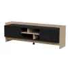 Cama RTV PORTO 2D Spintelė 150x38x50 ąžuolas/juodas