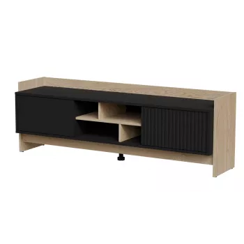Cama RTV PORTO 2D Spintelė 150x38x50 ąžuolas/juodas