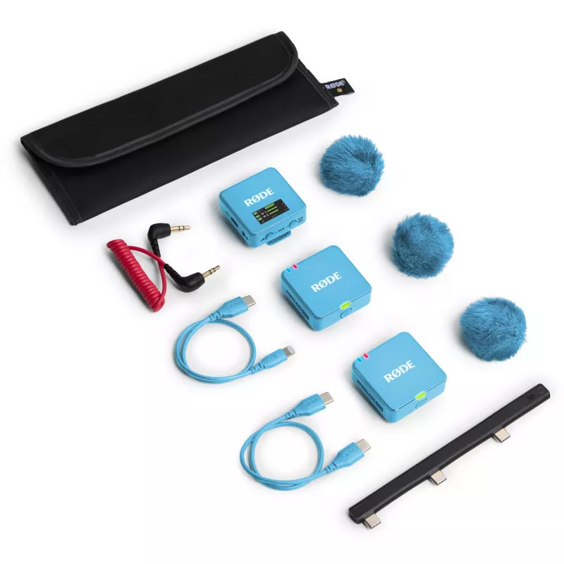 RØDE Wireless GO III Blue - belaidė mikrofonų sistema (mėlyna)