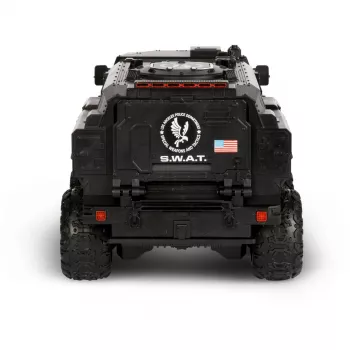 RC sunkvežimis REVELL SWAT Tactical Truck 24437, radijo bangomis valdomas modelis 1:16 masteliu