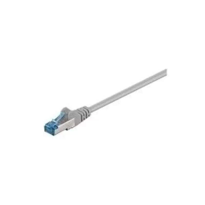Wentronic Goobay CAT 6a komutacinis kabelis, S/FTP (PiMF), pilkas, 30 m - LSZH be halogenų, varis (94907)