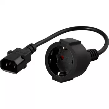BlueWalker PowerWalker - maitinimo laidas - IEC 320 EN 60320 C14 (M) - IEC 320 EN 60320 C13 (W) (91015003)