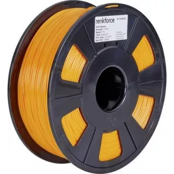 Renkforce RF-4511208 3D spausdinimo medžiaga polipieno rūgštis (PLA) oranžinė 1 kg (RF-4511208)