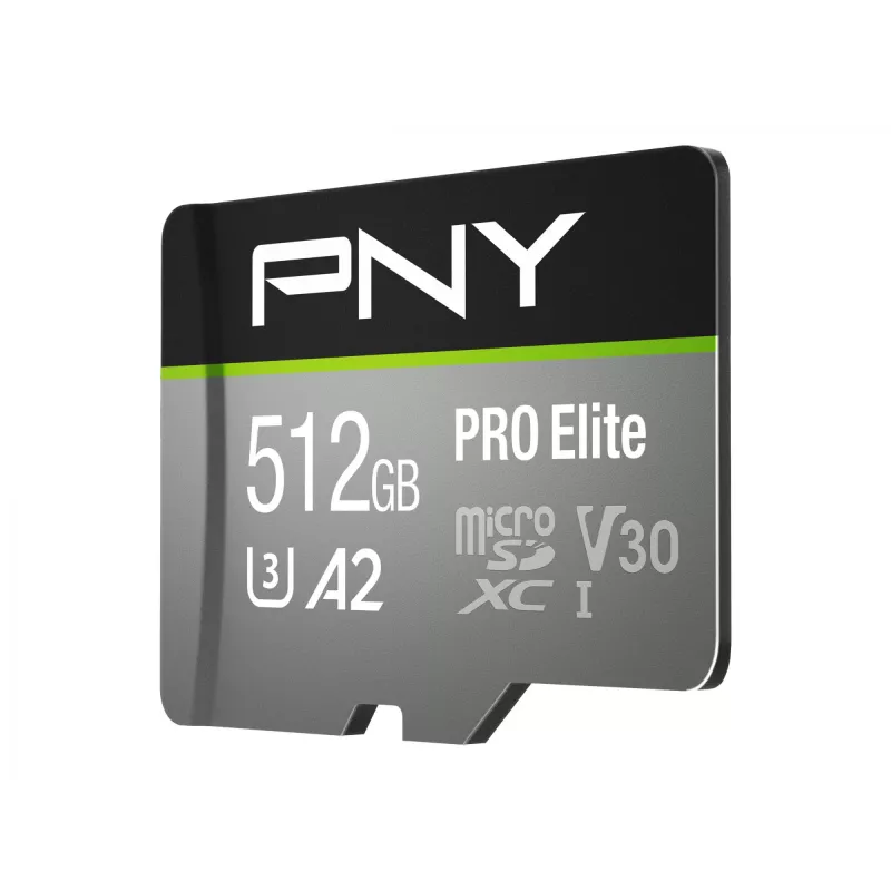„Flash“ atmintis PNY 512 GB „microSDXC“ 10 klasės P-SDUX512U3100PRO-GE