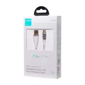 „Joyroom S-UL012A3“ USB-A – „Lightning“ laidas, 2,4 A, 1,2 m, baltas