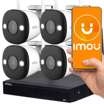 Apsaugos kamera IMOU Zestaw Wi-Fi KIT NVR1104HSW-S2 4-F22FE