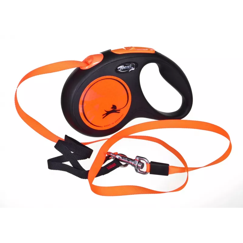 FLEXI nauja Neon M - ištraukiamas pavadėlis - 5 m