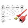 Goodconnections 8070VR-050R Ethernet komutacinis kabelis raudonas