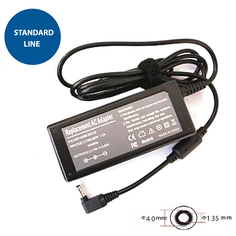 Kintamosios srovės adapteris extra digital AS65F4014 65W 19V 3.42A nešiojamiesiems kompiuteriams