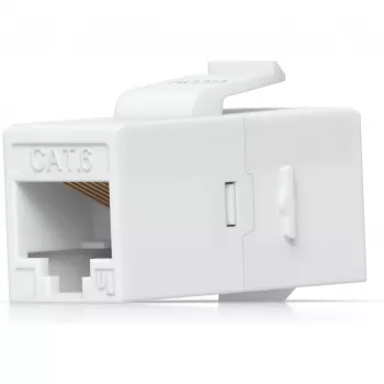UBIQUITI CAT6 KEYSTONE JUNGTIS, 12 VNT. PRAĖJIMINĖ CAT6 KEYSTONE JUNGTIS, SKIRTA JAU UŽBAIGTIEMS ETERNETO KABELIAMS SKLANDŽIAI SUJUNGTI