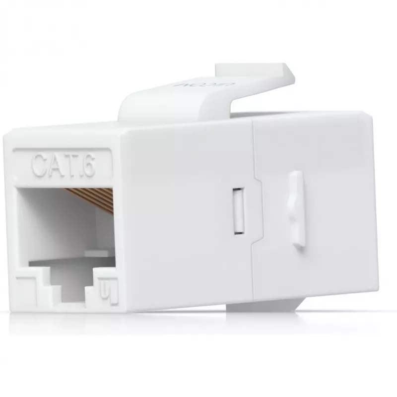 UBIQUITI CAT6 KEYSTONE JUNGTIS, 12 VNT. PRAĖJIMINĖ CAT6 KEYSTONE JUNGTIS, SKIRTA JAU UŽBAIGTIEMS ETERNETO KABELIAMS SKLANDŽIAI SUJUNGTI