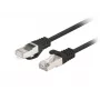 LANBERG tinklo kabelis Cat6 RJ-45 į RJ-45, 3 m, F/UTP, CCA laidas, 250 MHz, juodas