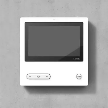 Siedle BVPC 850-0 W - 17,8 cm (7 colių) - balta - lietimui jautrus - vidaus - AC/DC - 20 - 30 V