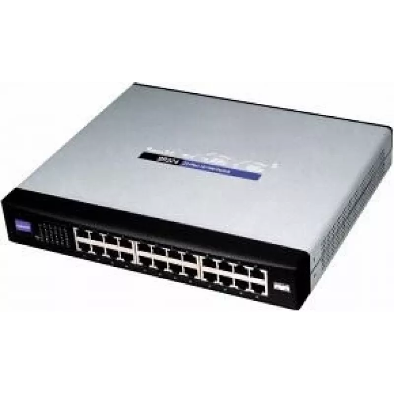 LINKSYS SR224 24 prievadų 10/100 komutatorius