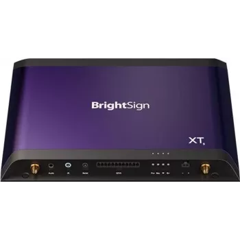 Skaitmeninės reklaminės iškabos grotuvas BrightSign XT2145 4K vaizdo atkūrimas su HTML5 palaikymu