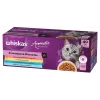 Šlapias kačių maistas WHISKAS Aromatic selection Mix — 40 x 85 g maišeliai, suaugusioms katėms, 83,6 % drėgmės