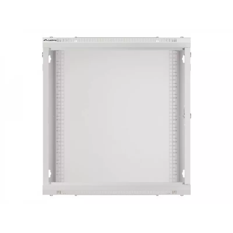 Lanberg sieninė montavimo spinta 19'' 12U 600x600 mm pilka (stiklinės durys)
