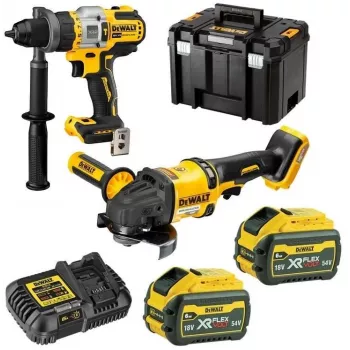 Belaidis įrankių rinkinys DeWalt DCK2016T2T-QW — 18 V ličio jonų 2 įrankių rinkinys