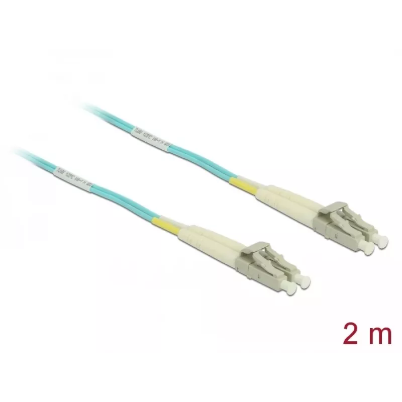 Optical Fibre kabelis DeLOCK LC to LC Multi-mode OM3 2 m