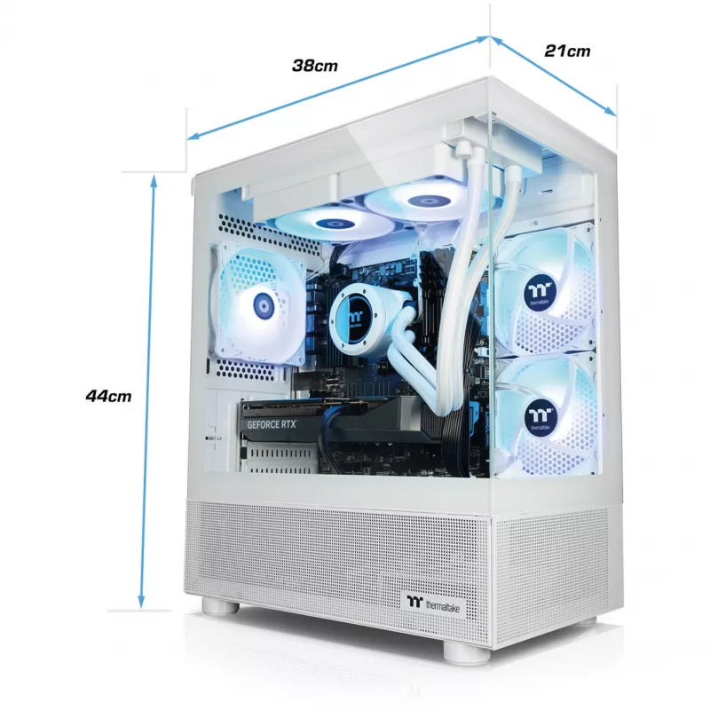 Thermaltake FTW V170A 5070 Elite Snow Balta/skaidrus Windows 11 Home