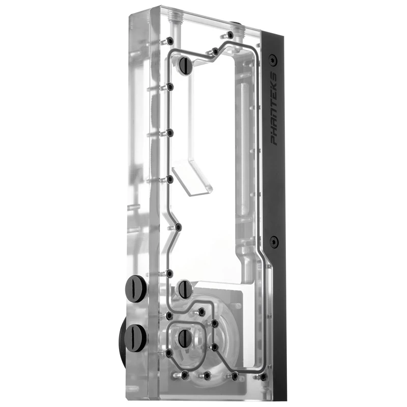 Phanteks R260C rezervuaras - permatoma akrilo galinė plokštė D5 ARGB-LED