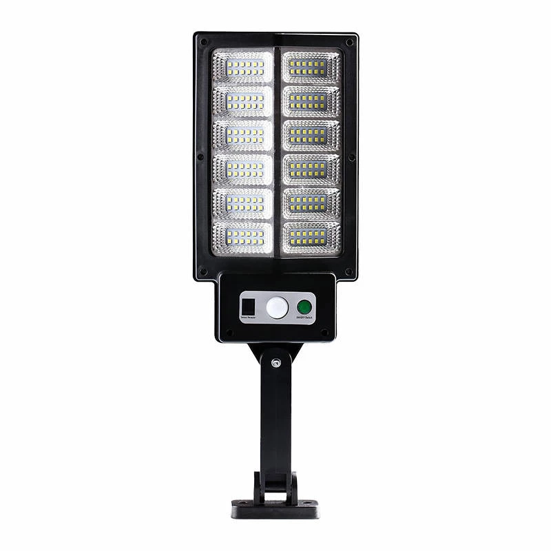 Saulės lempa Superfire FF7-B 28 W su 2400 mAh baterija — lauko LED apšvietimas