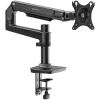 Stalinis monitoriaus laikiklis ONKRON MS75-B 43,2–96,5 cm (17–38 colių) ekranams, spaustuvas / kiauryminis, iki 11 kg, VESA 75×75–100×100, aukščio reguliavimas, pasukamas ir pakreipiamas