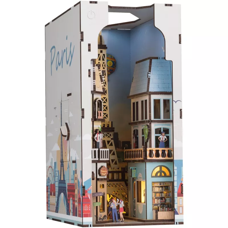 Dėlionės rinkinys REVELL Tiny Adventures „Paris“ — miniatiūrinis popierinis modelis, kūrybinis pomėgis