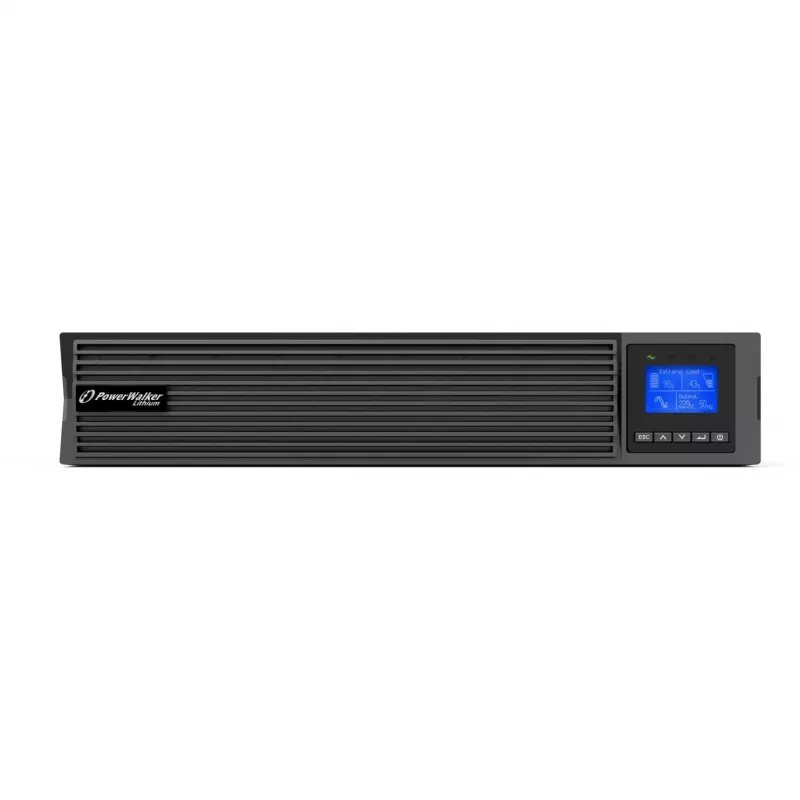UPS Rack Powerwalker Vfi 1000 Licr Iot PF1 ON-LINE 1000VA 8X Iec C13 USB-B RS-232 LCD 2U