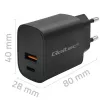 Maitinimo adapteris QOLTEC 52377 GaN 30 W išvestis 5–20 V nešiojamiems įrenginiams