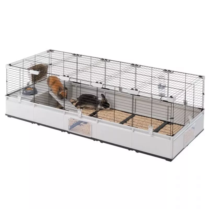 FERPLAST Modular 4 - narvas triušiams ir naminėms jūrų kiaulytėms - 179 x 72 x 56 cm