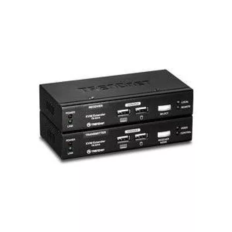 TRENDnet TK-EX4 KVM išplėtimo rinkinys - KVM plėtiklis - USB - iki 100 m (TK-EX4)